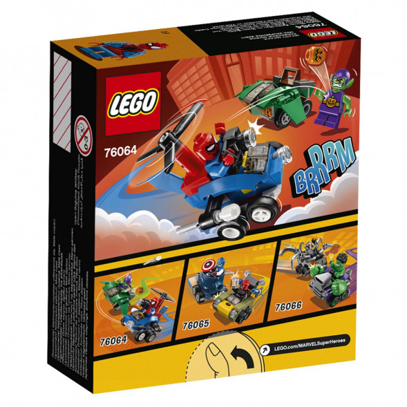 Конструктор LEGO Super Heroes 76064 Человек‑паук против Зелёного Гоблина в Чите
