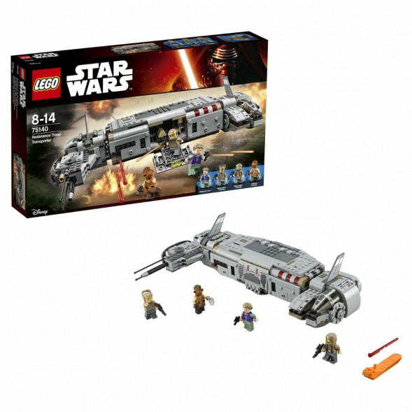 Конструктор LEGO Star Wars 75140 Военный транспорт Сопротивления в Чите