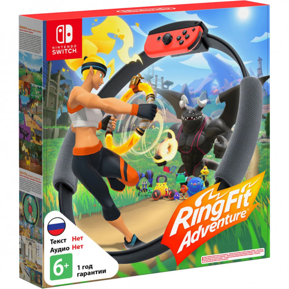 Ring Fit Adventure (Игра + контроллер Ring-Con + ремень на ногу Belt) [Nintendo Switch, английская версия] в Чите