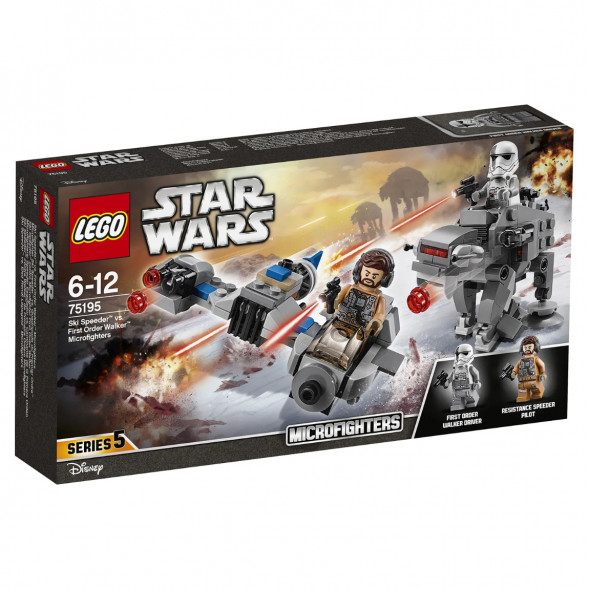 Конструктор LEGO Star Wars 75195 Бой пехотинцев Первого Ордена против спидера на лыжах в Чите