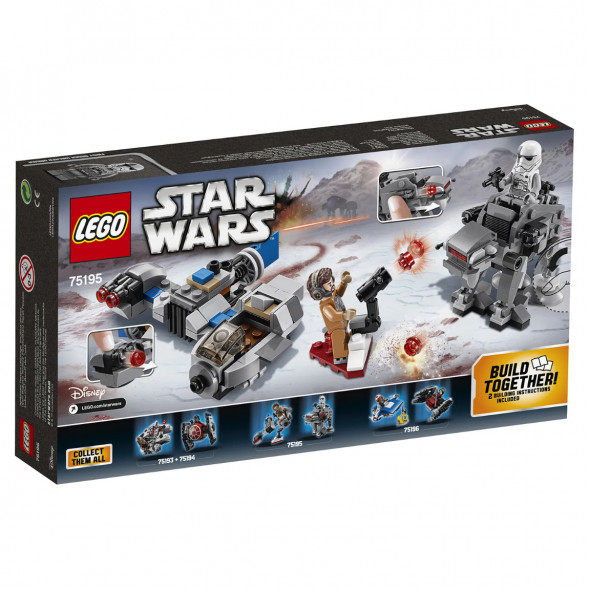 Конструктор LEGO Star Wars 75195 Бой пехотинцев Первого Ордена против спидера на лыжах в Чите