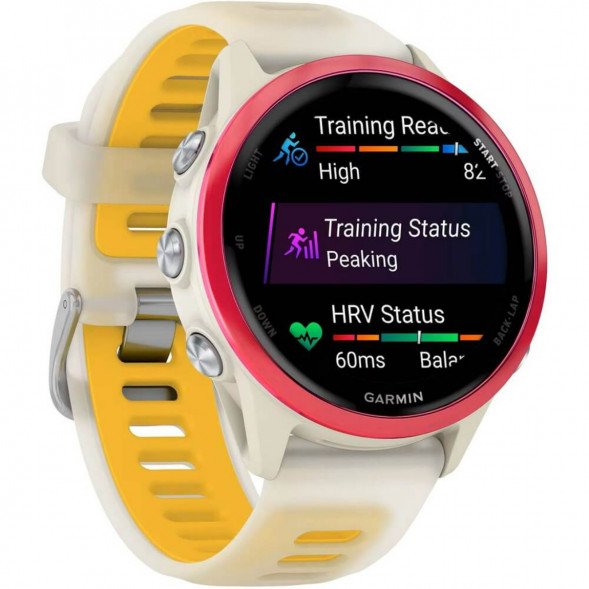Умные часы Garmin Forerunner 570 42 мм Raspberry Aluminium/Translucent Bone/Mango 010-02970-02 в Чите