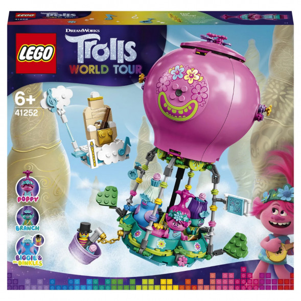 Конструктор LEGO Trolls 41252 Путешествие Розочки на воздушном шаре в Чите