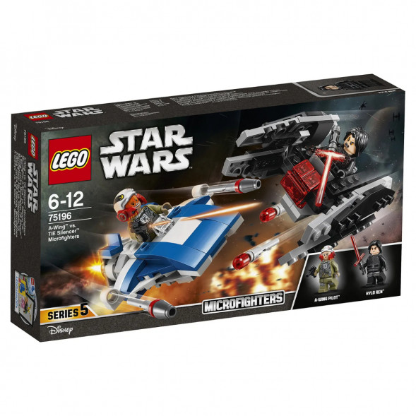 Конструктор LEGO Star Wars 75196 Истребитель типа A против бесшумного истребителя СИД в Чите