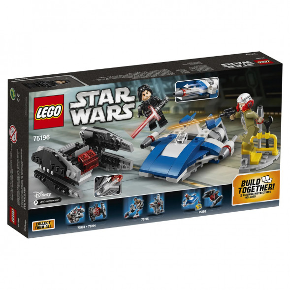 Конструктор LEGO Star Wars 75196 Истребитель типа A против бесшумного истребителя СИД в Чите