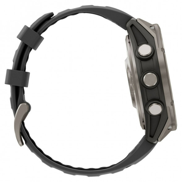 Умные часы Garmin Fenix 8 PRO, 47 мм, AMOLED, Sapphire, Titanium with Graphite/Black Silicone Band 010-03198-10 в Чите