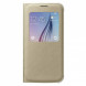 Чехол для Samsung Galaxy S6 S-View Cover (EF-CG920BFE), Gold в Чите