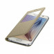 Чехол для Samsung Galaxy S6 S-View Cover (EF-CG920BFE), Gold в Чите