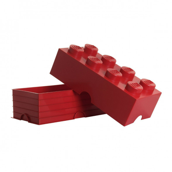 Пластиковый кубик для хранения LEGO Creator 4004, красный в Чите