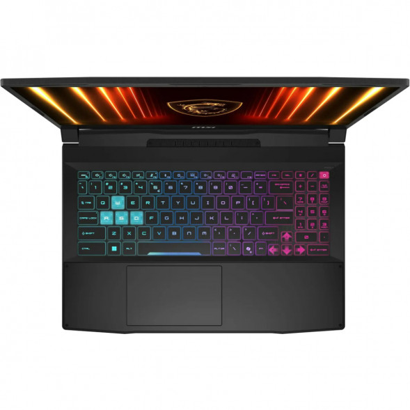Ноутбук MSI Katana 15 HX B14WFK-1065XRU (15.6&amp;quot;, IPS, Intel Core i5 14450HX 2.4ГГц, 10 ядер, 16ГБ DDR5, 512ГБ SSD, NVIDIA GeForce RTX 5060 - 8 ГБ, FreeDOS), черный в Чите