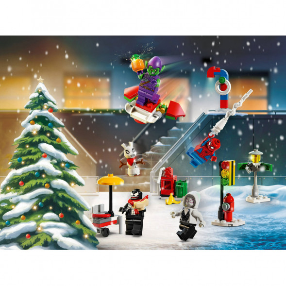 Конструктор LEGO Super Heroes 76293 Новогодний календарь Человек-паук, 2024 в Чите