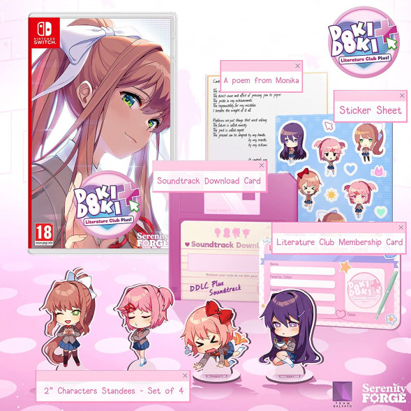 Игра Doki Doki Literature Club Plus! [Nintendo Switch, русские субтитры] в Чите