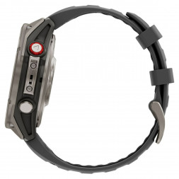 Умные часы Garmin Fenix 8 PRO, 51 мм, AMOLED, Sapphire, Titanium with Graphite/Black Silicone Band 010-03199-10