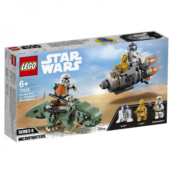 Конструктор LEGO Star Wars 75228 Спасательная капсула Микрофайтеры дьюбэк в Чите