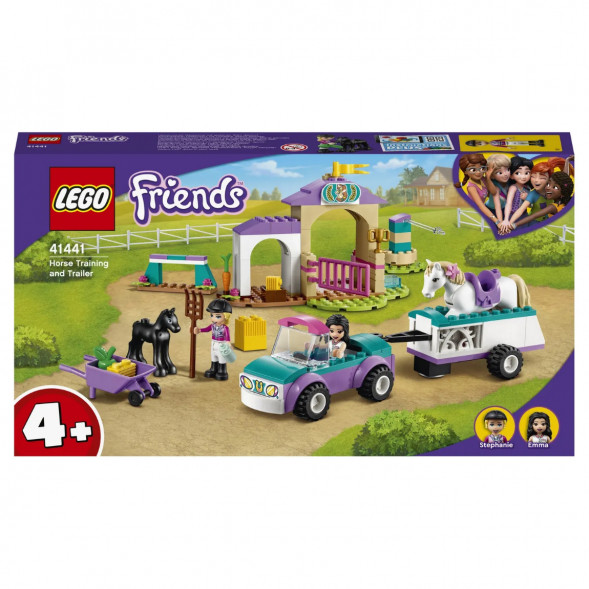 Конструктор LEGO Friends 41441 Тренировка лошади и прицеп для перевозки в Чите