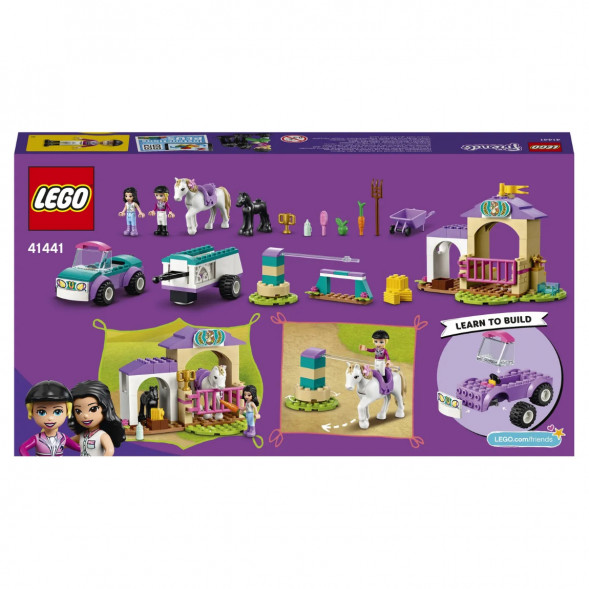 Конструктор LEGO Friends 41441 Тренировка лошади и прицеп для перевозки в Чите