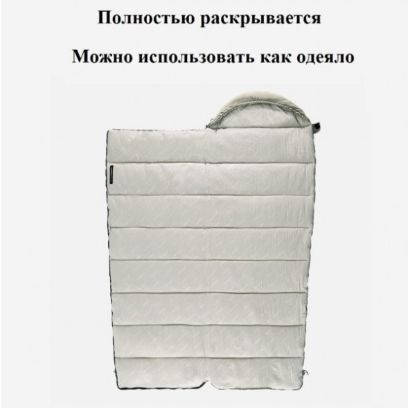 Спальный мешок Naturehike M300 (Левый), серый в Чите