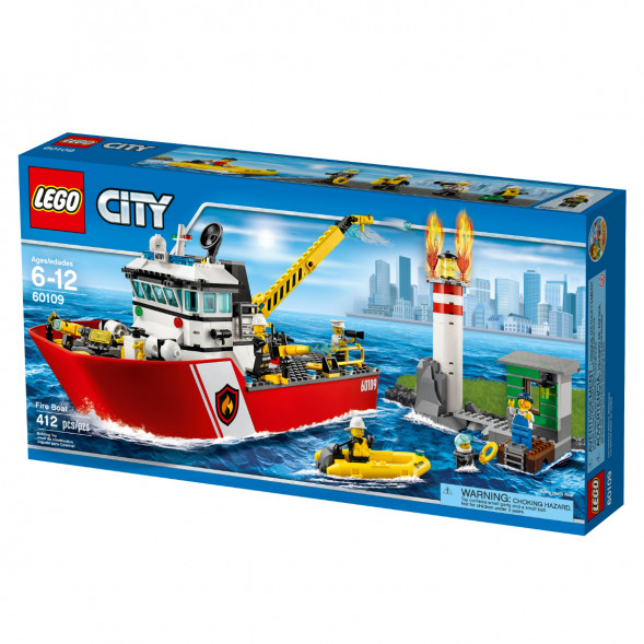 Конструктор LEGO City 60109 Пожарный катер в Чите
