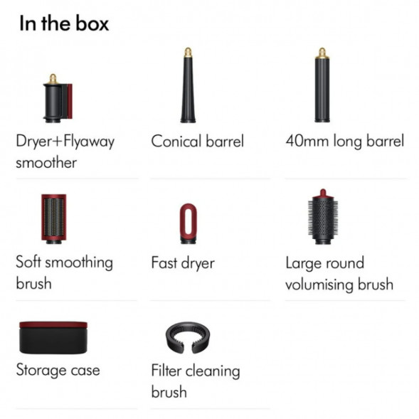 Cтайлер Dyson Airwrap Complete Long HS08 (594804-01), Red Velvet/Gold в Чите
