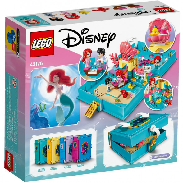 Конструктор LEGO Disney Princess 43176 Книга сказочных приключений Ариэль в Чите