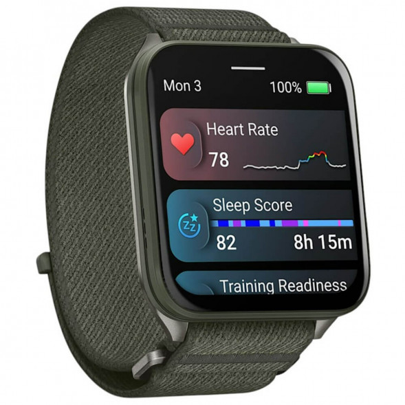 Умные часы Garmin Venu X1 Green с нейлоновым ремешком Moss ComfortFit 010-02980-03 в Чите