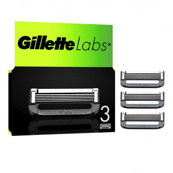 Лезвия для бритвы Gillette Labs, 3 шт. в Чите