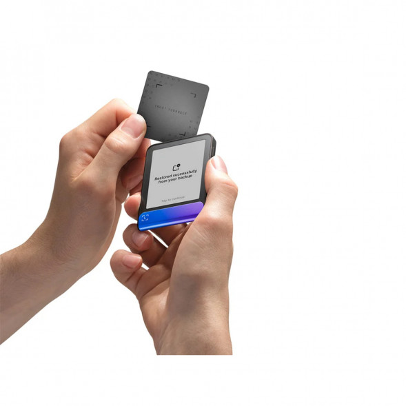 Аппаратный криптокошелек Ledger Flex+Recovery Key, Neptune Blue в Чите