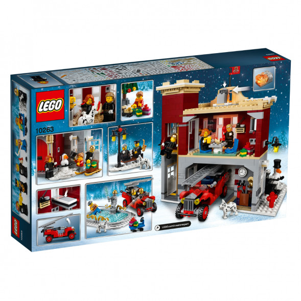Конструктор LEGO Creator 10263 Пожарная часть в зимней деревне в Чите