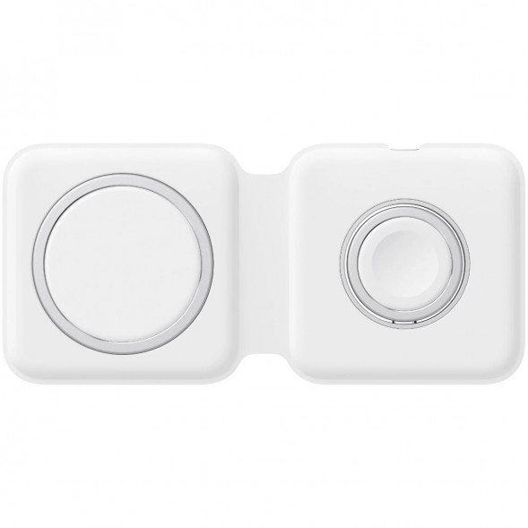Двойное зарядное устройство Apple MagSafe Duo Charger MHXF3AM/A, белый в Чите