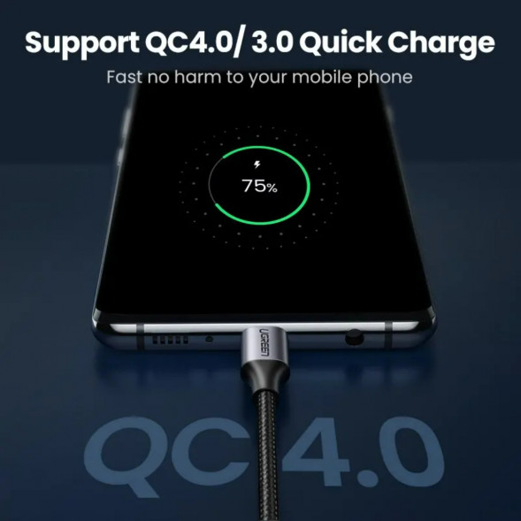 Кабель USB Type-C/Type-C Ugreen 60W, 1 м в Чите
