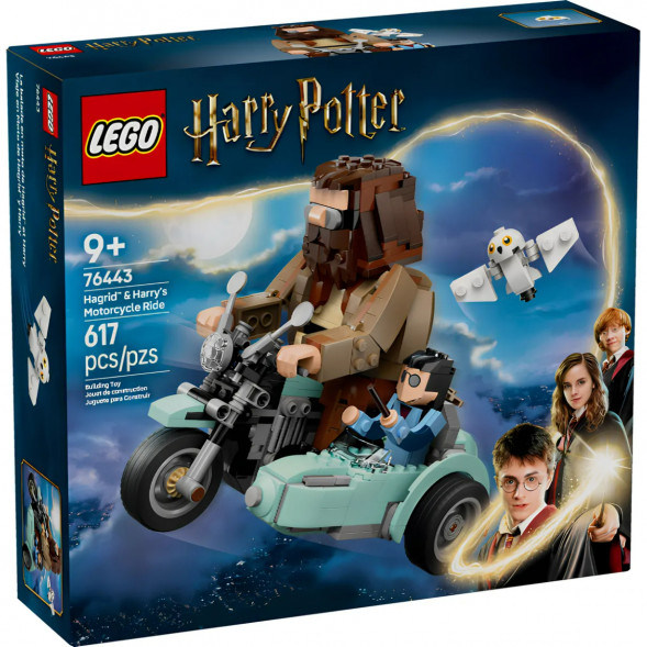 Конструктор LEGO Harry Potter 76443 Поездка Хагрида и Гарри на мотоцикле в Чите