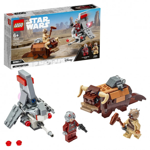 Конструктор LEGO Star Wars 75265 Микрофайтеры Скайхоппер T-16 против Банты в Чите
