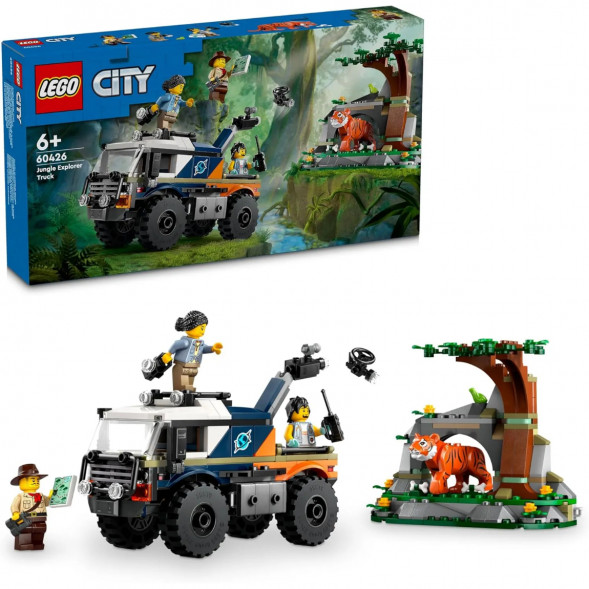 Конструктор LEGO City 60426 Внедорожный грузовик Исследователь джунглей в Чите
