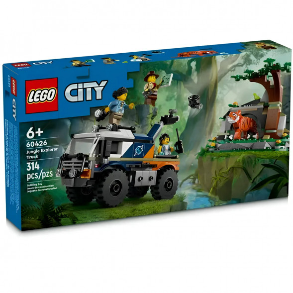 Конструктор LEGO City 60426 Внедорожный грузовик Исследователь джунглей в Чите
