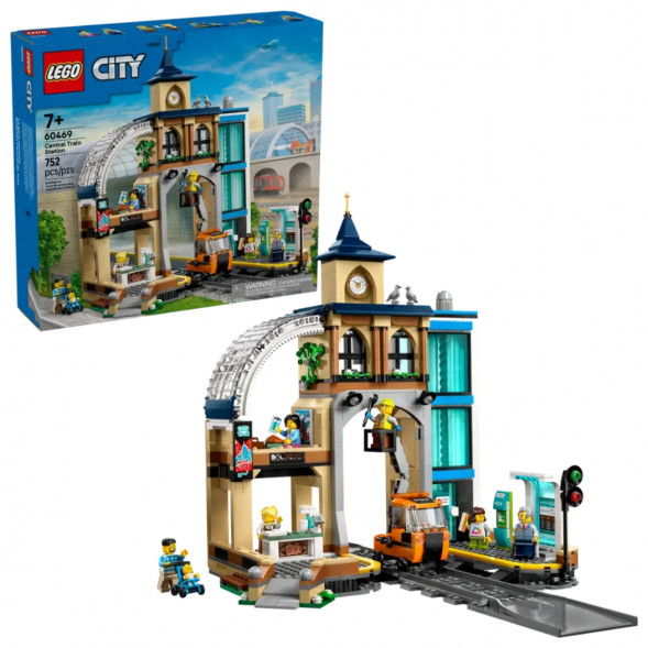 Конструктор LEGO City 60469 Центральный железнодорожный вокзал в Чите