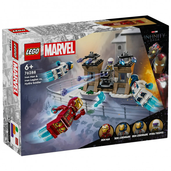 Конструктор LEGO Super Heroes 76288 Железный человек и Железный легион против Солдат Гидры в Чите