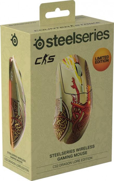 Беспроводная игровая мышь Steelseries CS2 Dragon Lore WL + USB Type-A 18000 DPI в Чите