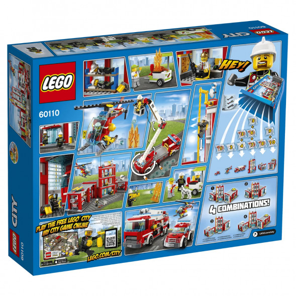Конструктор LEGO City 60110 Пожарная часть в Чите