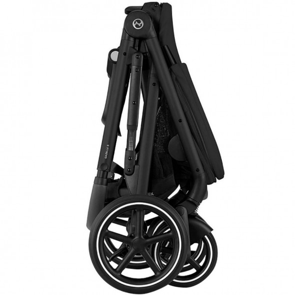 Детская коляска Cybex Gazelle S BLK Moon Black с корзиной и дождевиком в Чите