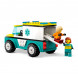 Конструктор LEGO City 60403 Скорая помощь и сноубордист в Чите