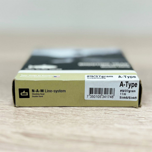 Рыболовная леска N-A-M Line System Shooting Head #9/37gram Sink6-Sink8 A-Type в Чите