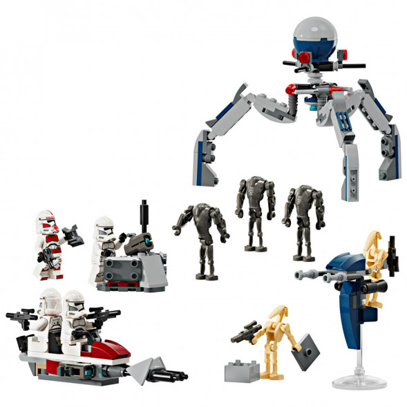 Конструктор LEGO Star Wars 75372 Боевой набор солдат-клонов и боевых дроидов в Чите