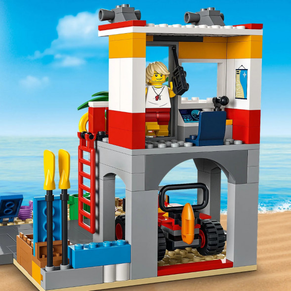 Конструктор LEGO City 60328 Пост спасателей на пляже в Чите