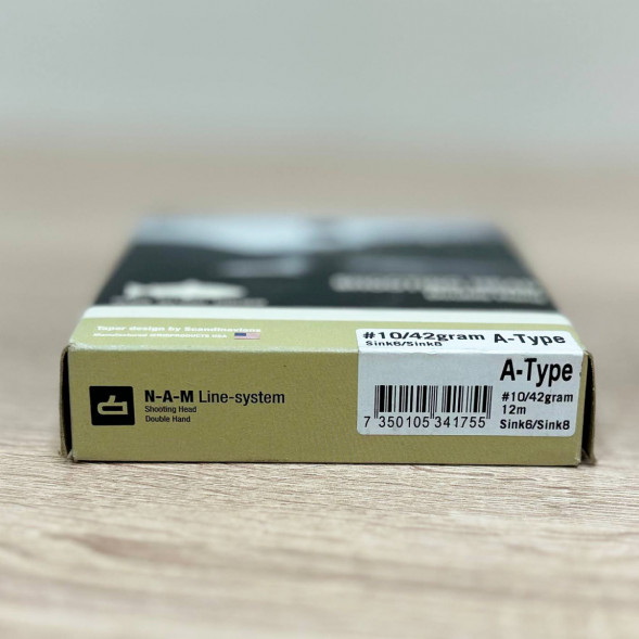 Рыболовная леска N-A-M Line System Shooting Head #10/42gram Sink6-Sink8 A-Type в Чите