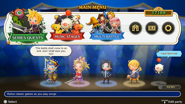 Игра Theatrhythm: Final Bar Line [Nintendo Switch, английская версия] в Чите