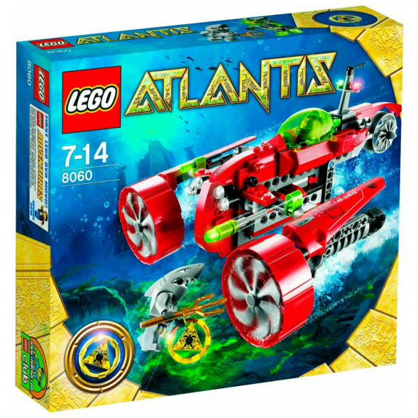 Конструктор LEGO Atlantis 8060 Субмарина Тайфун Турбо в Чите
