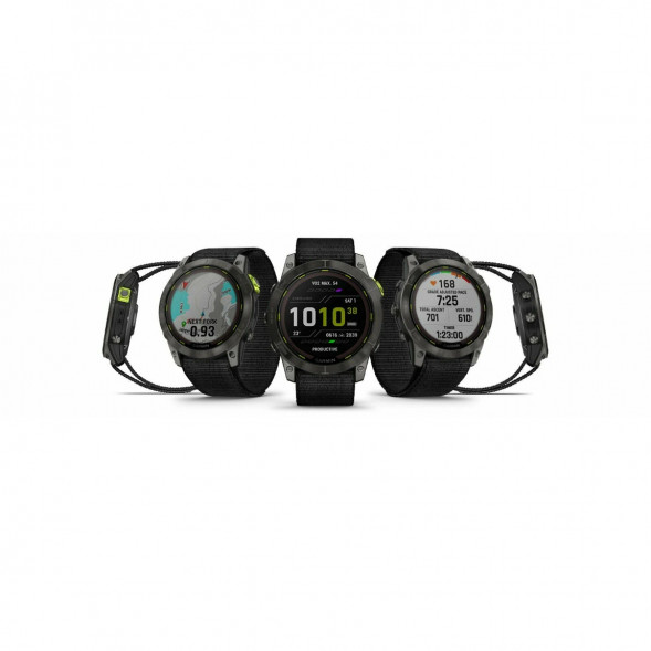 Умные часы Garmin Enduro 2 угольно-серый DLC титановый с нейлоновым ремешком UltraFit 010-02754-01 в Чите