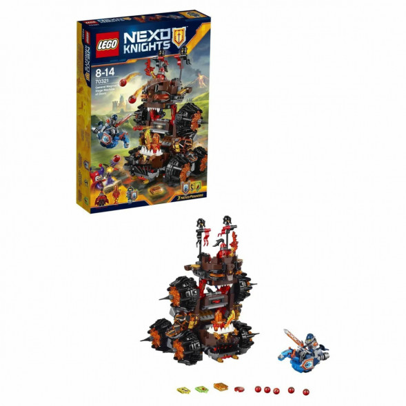Конструктор LEGO Nexo Knights 70321 Роковое наступление Генерала Магмара в Чите