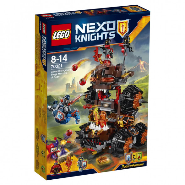 Конструктор LEGO Nexo Knights 70321 Роковое наступление Генерала Магмара в Чите