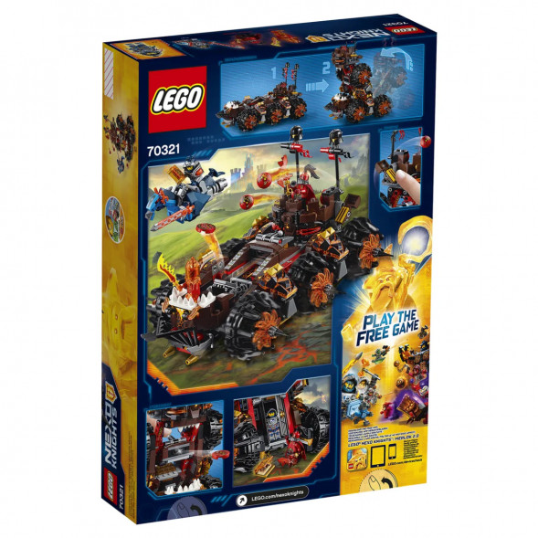 Конструктор LEGO Nexo Knights 70321 Роковое наступление Генерала Магмара в Чите